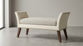 Handcrafted Nailhead Trim Upholstered Bench – Solid Kikar Wood & MoltyFoam